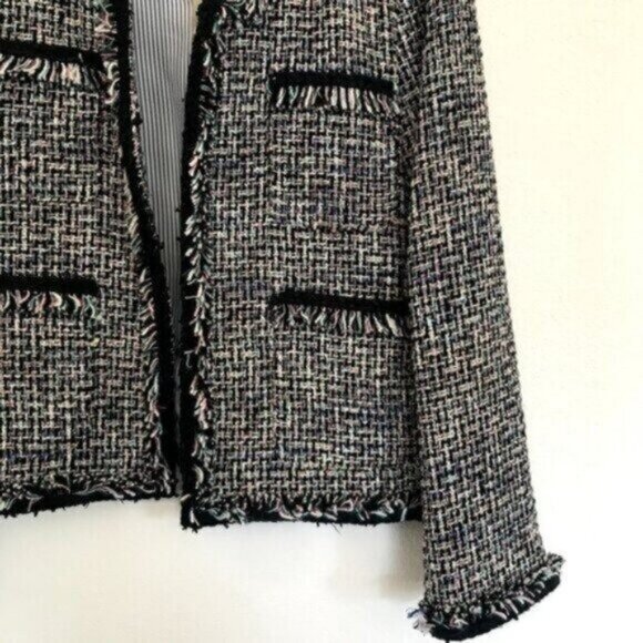 J. Crew Lady Tweed Jacket Multi Color Size 14 NWT - Picture 5 of 10
